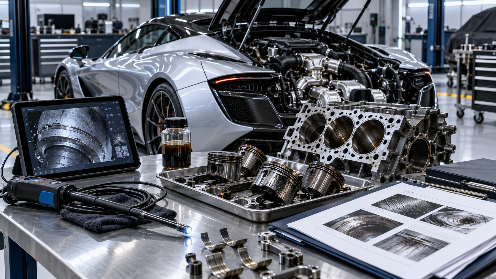Экспертиза отказа двигателя McLaren 720S Coupe